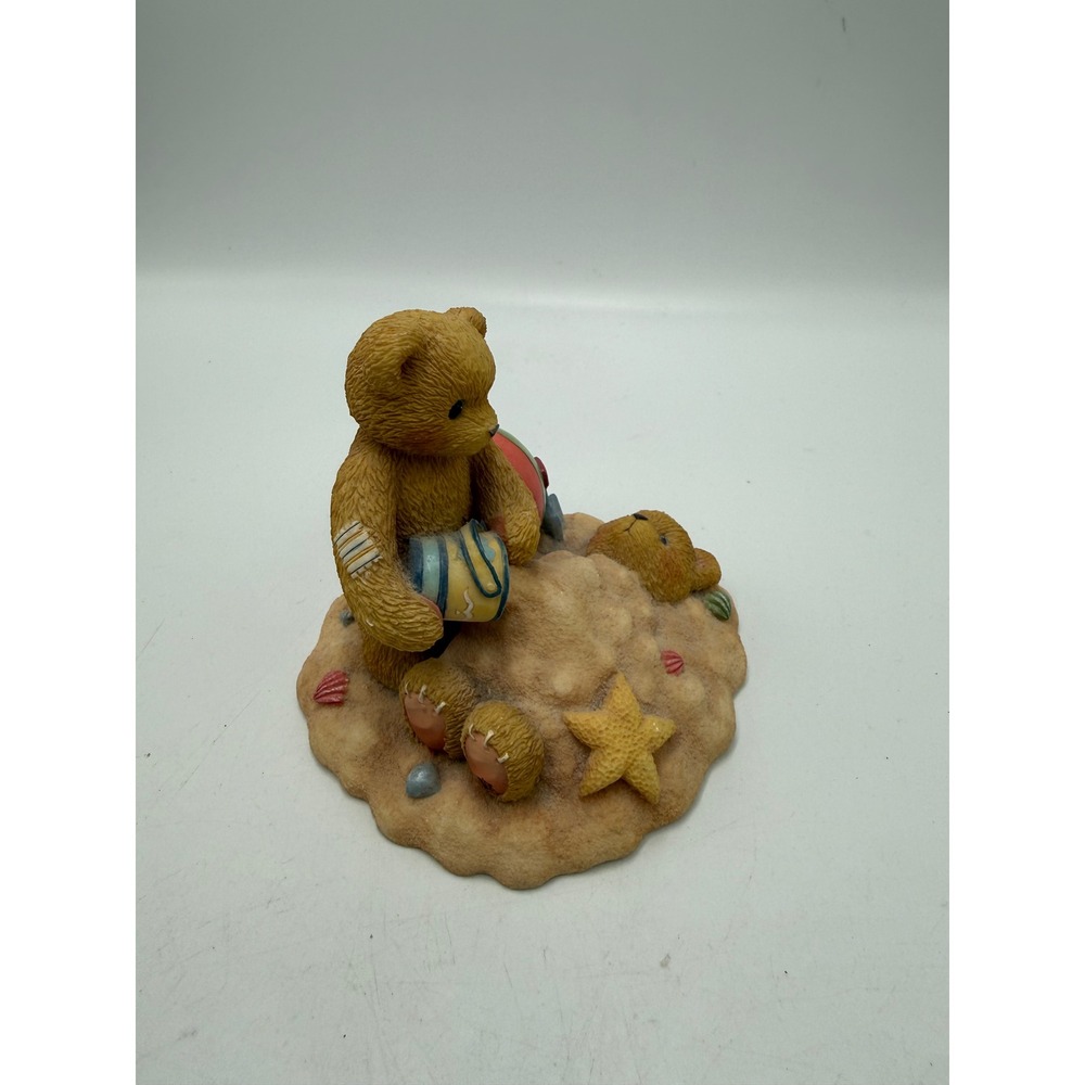 Cherished Teddies Jim and Joey Beach Figurine 203513 Enesco 1996 Hillman
